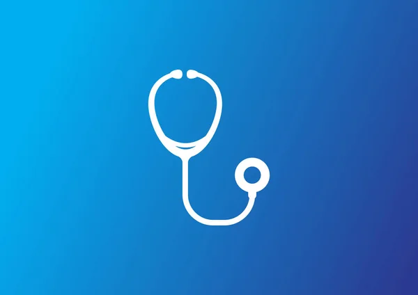Stethoscope Medical Icon Vector Illustration — Stock Vector