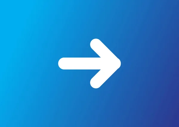 Icono Web Simple Con Símbolo Flecha — Archivo Imágenes Vectoriales