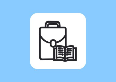  sırt çantası web simgesi.