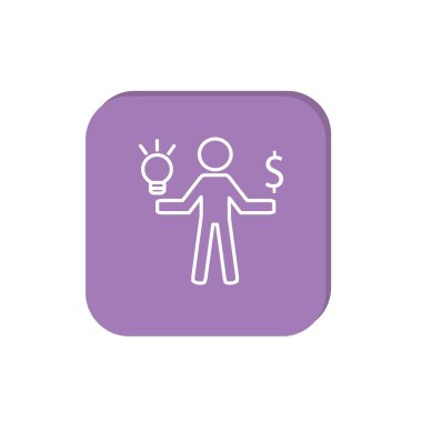 İş grafik grafik simgesi. vektör tasarımı