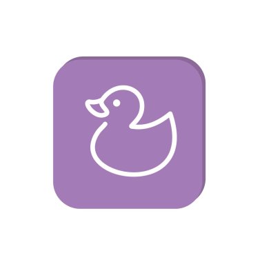 Basit ördek simgesi