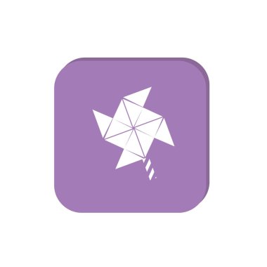 Yel değirmeni pervane oyuncak web simgesi