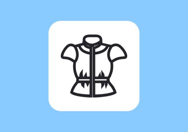 Bluz web simgesi. vektör tasarımı 