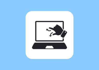 dizüstü web simgesi. 