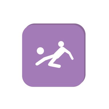 Futbol oyuncu siluet