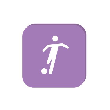 Futbol oyuncu siluet