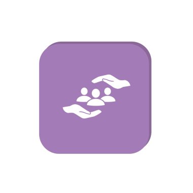 Grup insanlar basit web simgesi