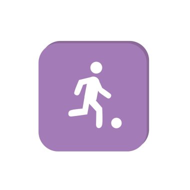 Futbol oyuncu siluet