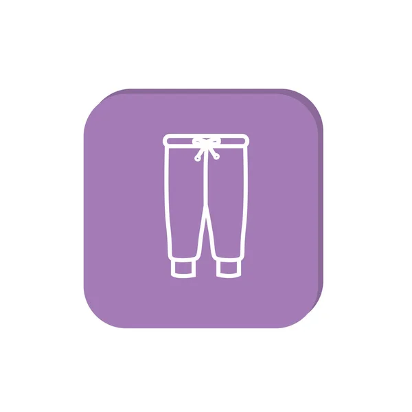 Pantolon web simgesi — Stok Vektör