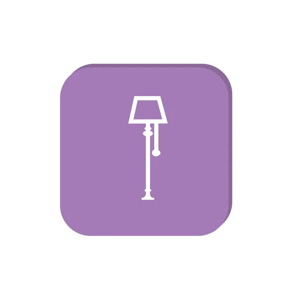 Lamp Icon Vector Illustration — Stock Vector