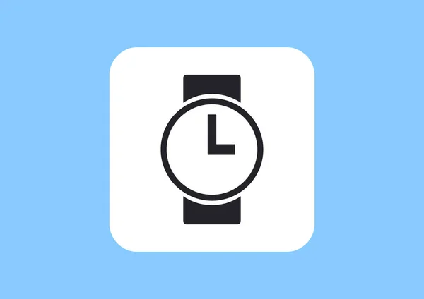 Pols horloge pictogram — Stockvector