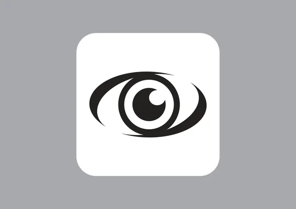 Eye Web Icon Vector Illustration — Stock Vector