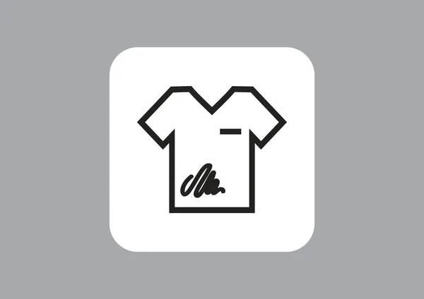 T-shirt web icon — Stock Vector