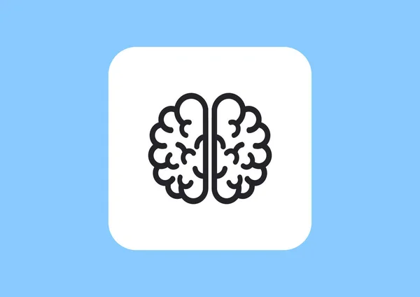 Εγκεφάλου Σημάδι Διανυσματικά Εικονογράφηση — Διανυσματικό Αρχείο