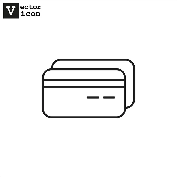 Kartenzeichen Vektor Illustration — Stockvektor