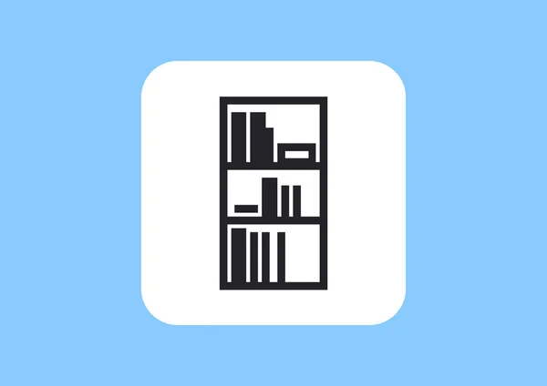 Bibliothèque Flat Icon — Image vectorielle