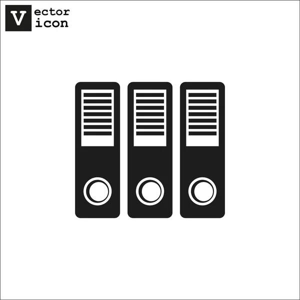 Folders  web icon. — Stock Vector