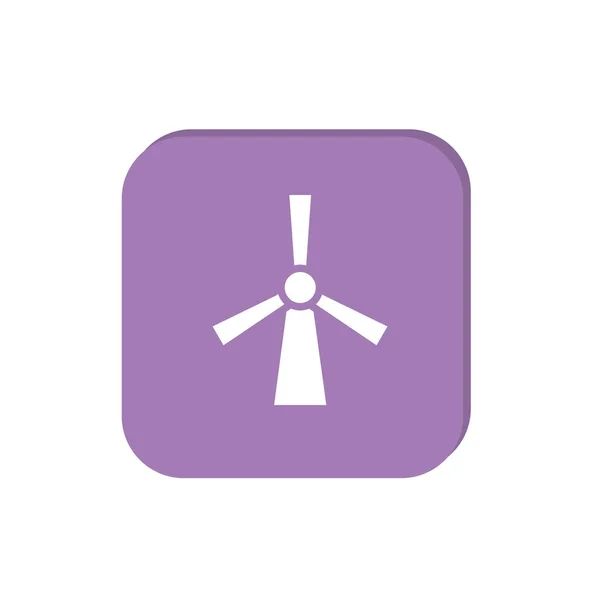 Wind generator pictogram. — Stockvector