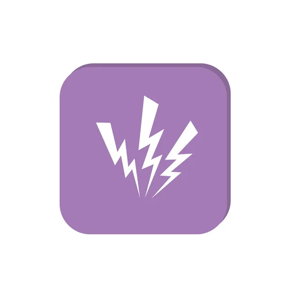 Lightning Sign Vektor Illustration — Stock vektor