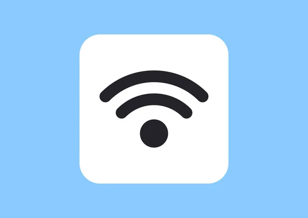Wifi Segno Vettoriale Illustrazione — Vettoriale Stock