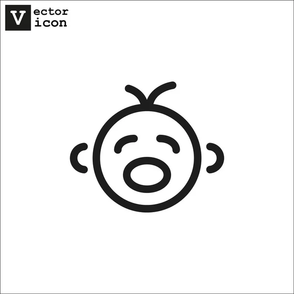 Petit Symbole Bébé Illustration Vectorielle — Image vectorielle