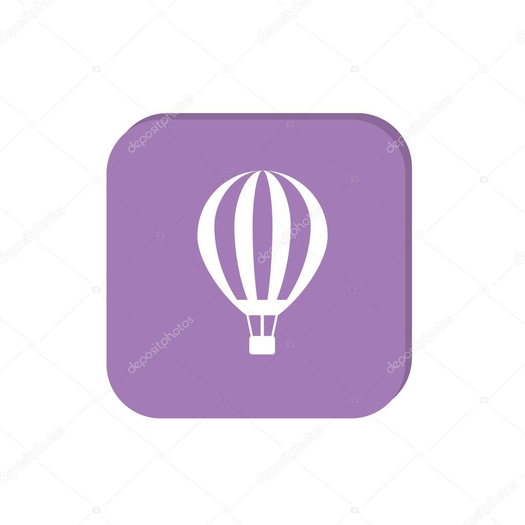 air balloon simple icon