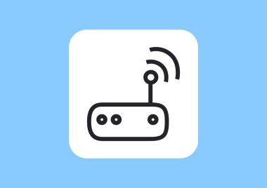 yönlendirici basit simgesi