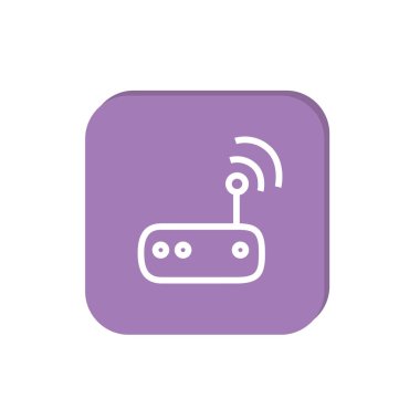 yönlendirici basit simgesi