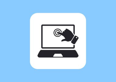 dizüstü web simgesi. 