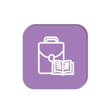  sırt çantası web simgesi.