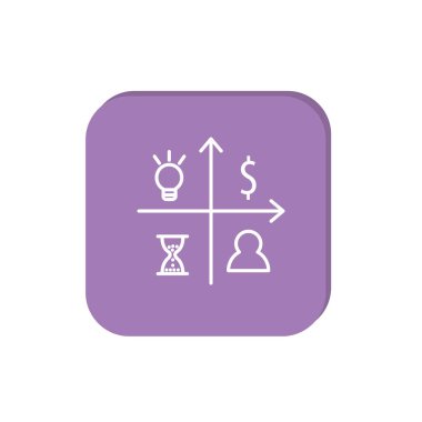 İş grafik grafik simgesi. vektör tasarımı