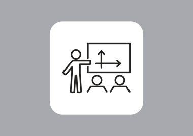 iş web simgesi, vektör illüstrasyonu 