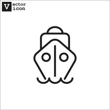 Kargo grafik simgesini. vektör tasarımı