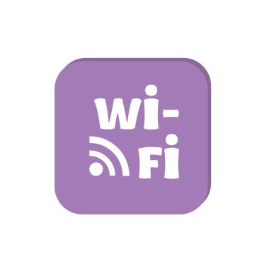 WiFi işareti illüstrasyon vektör 