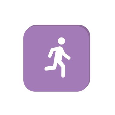 Adam çalıştıran ile basit web simgesi