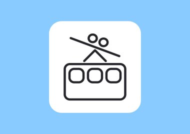 Füniküler demiryolu web simgesi