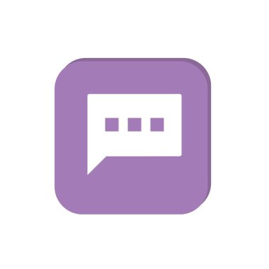 Diyalog kabarcık web simgesi