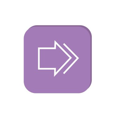 Basit web simgesi ok simgesiyle