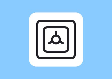 güvenli basit simgesi