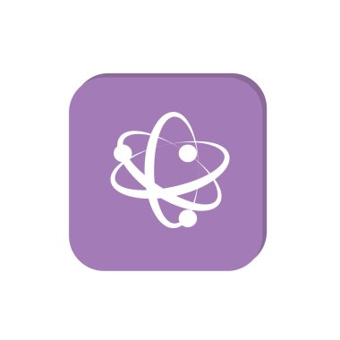 Moleküler simge vektör çizim 