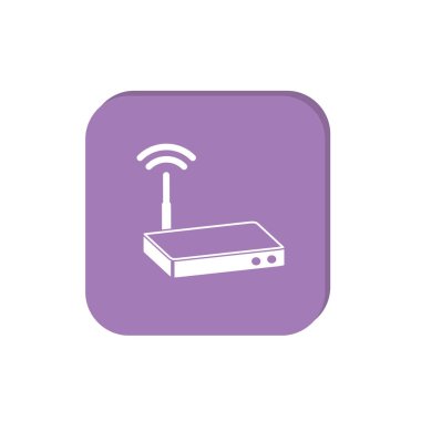 Dalgalar web simgesi ile modem