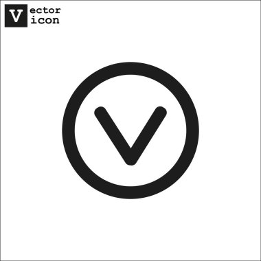 Chek işareti ile kene simgesi