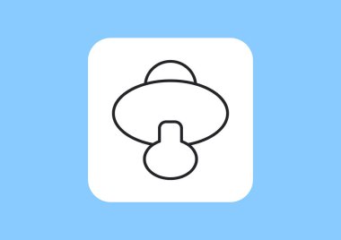 Bebek emziği düz kutsal kişilerin resmi, vektör çizim