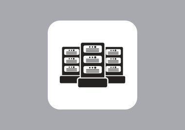 Veri sunucuları web simgesi