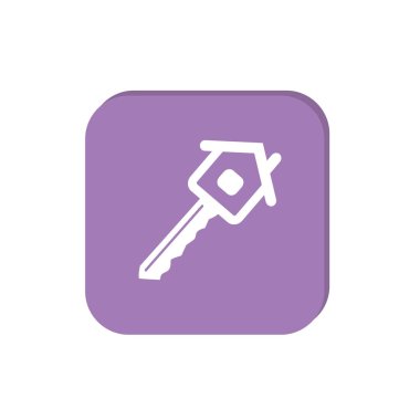 anahtar ağ simgesi, vektör illüstrasyonu 