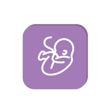  küçük bebek sembolü, vektör çizim