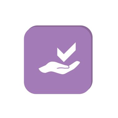 el web simgesi üzerinde onay işareti. vektör tasarımı