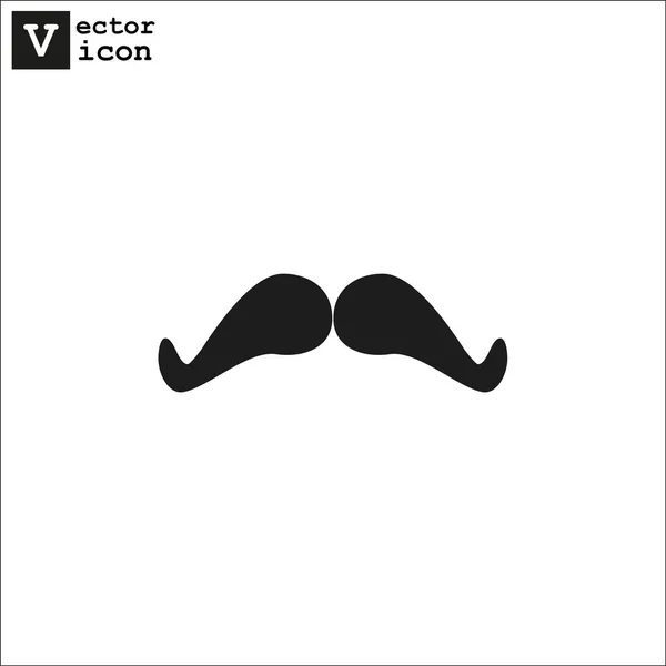 Ícone web de bigode — Vetor de Stock