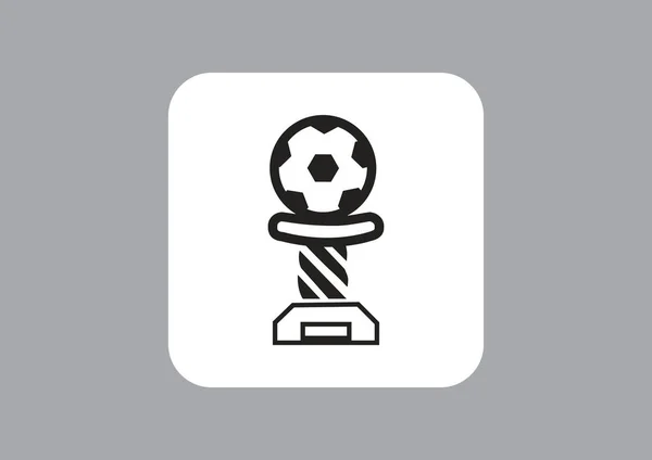 Trofeo icono web . — Vector de stock