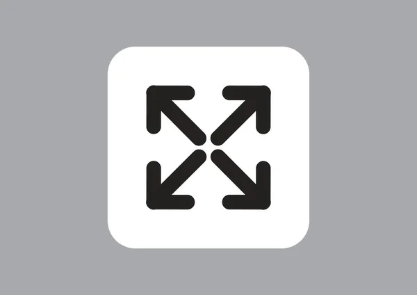 Arrowheads Icon Vector Illustration — Stock Vector